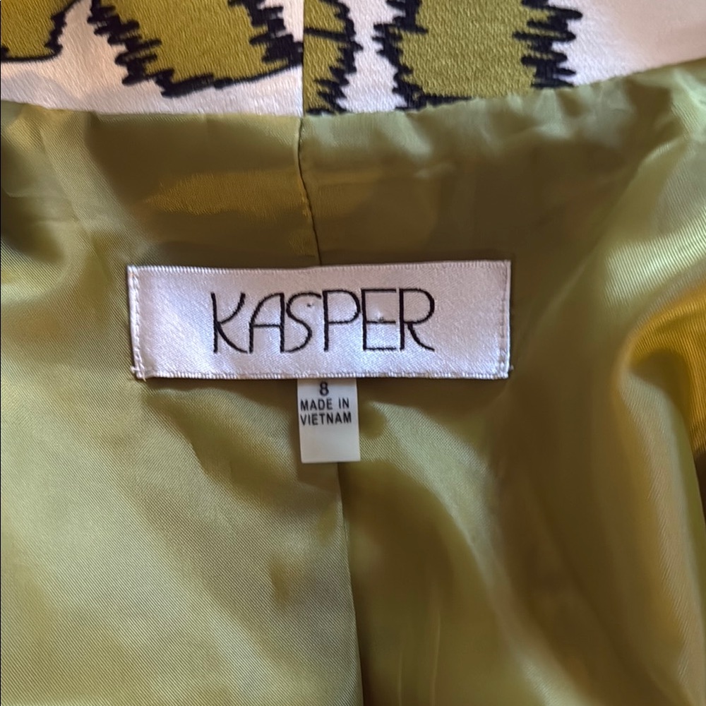 Green Patterned Women's Jacket - image 2